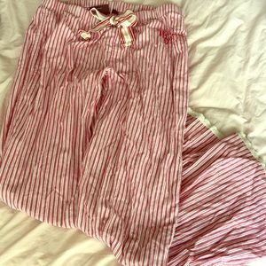 Harley Davidson women’s pajama pants red / cream M